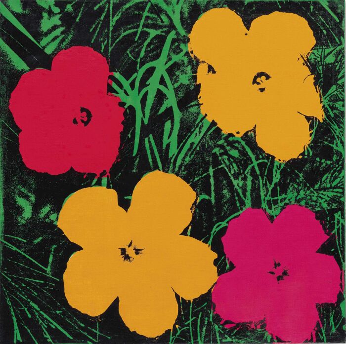 Цветы Энди Уорхола, 1964 год. \ Фото: tumgir.com.