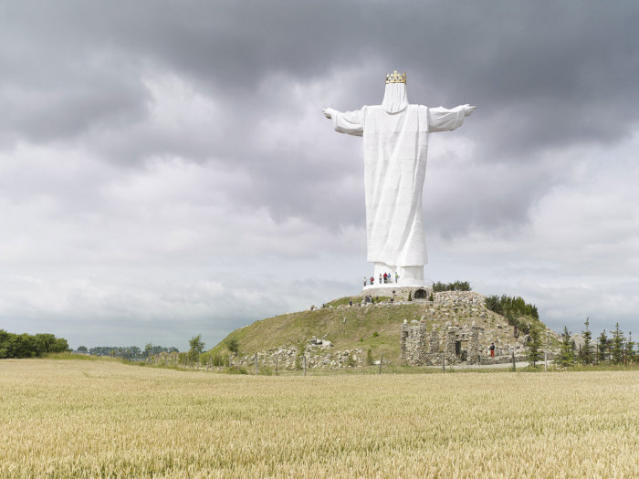 Статуя Христа Царя, Свебодзин, Польша, 36 метров. Автор: Fabrice Fouillet.