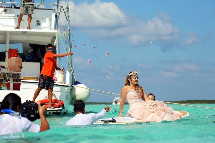 Свадьба в Карибском море. Автор: Sol Tamagro.