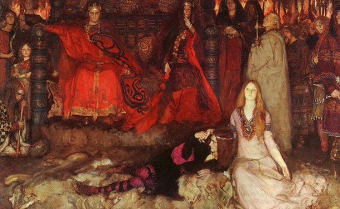Эдвин Остин Эбби — «The Play Scene in Hamlet», 1897 год. 