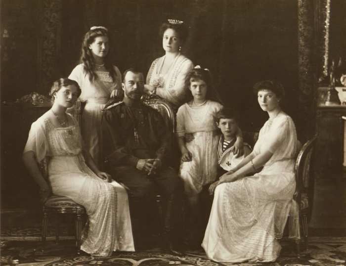 Царская семья Романовых, 1914 год. \ Фото: history.com.