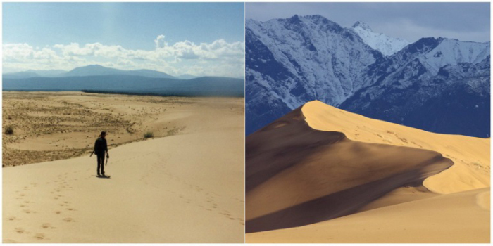 Чарские пески — это пустыня, которая находится в четырех десятках километров от ледников Кодара среди заснеженных гор, дремучей тайги и обширных болот.