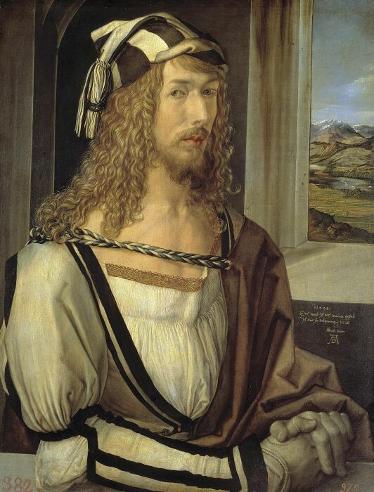Автопортрет Альбрехта Дюрера, 1498 год. \ Фото: thoughtco.com.