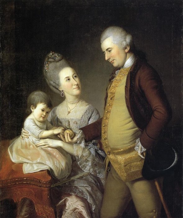 John Cadwalader Family. Автор: Charles Willson Peale.