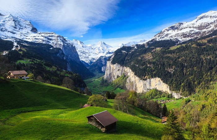 Красивые пейзажи Швейцарии
