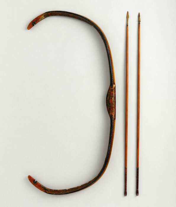 Изогнутый турецкий составной лук, XVIII  век. \ Фото: metmuseum.org.