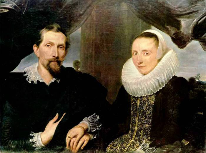 Портрет Франса Снейдерса с женой, 1631 год. Автор: Антонис ван Дейк (Antoon van Dyck).