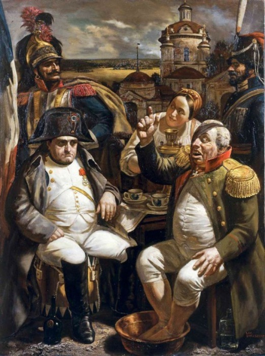 Кутузов и Наполеон. Автор: Василий Шульженко.