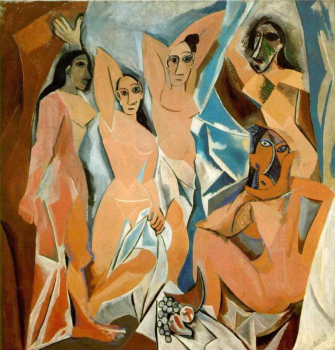 Пикассо «Авиньонские девицы».