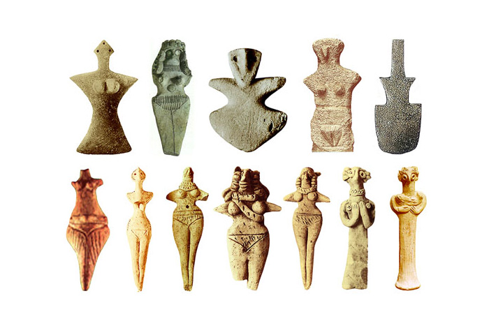 Скульптуры Богинь 4000-3000 до н.э.