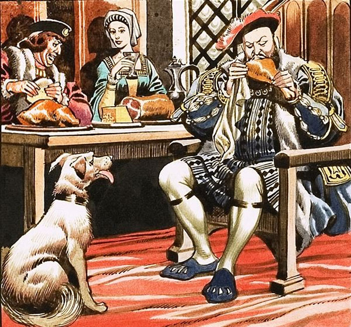 Прожорливость английского короля Генриха VIII. | Фото: s3-eu-west-1.amazonaws.com.