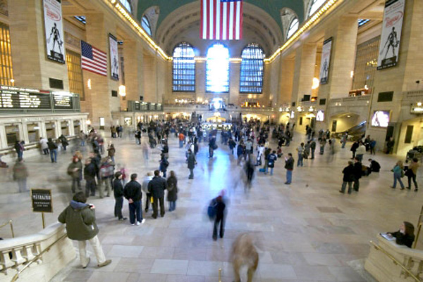 207 человек одновременно замерли на главной станции Нью-Йорка