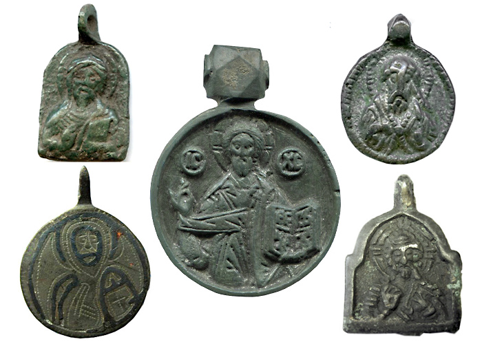 Русские иконки-привески XI–XVI вв. с изображением Христа