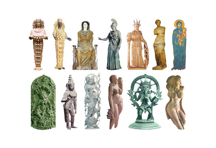 Скульптуры Богинь нашей эры