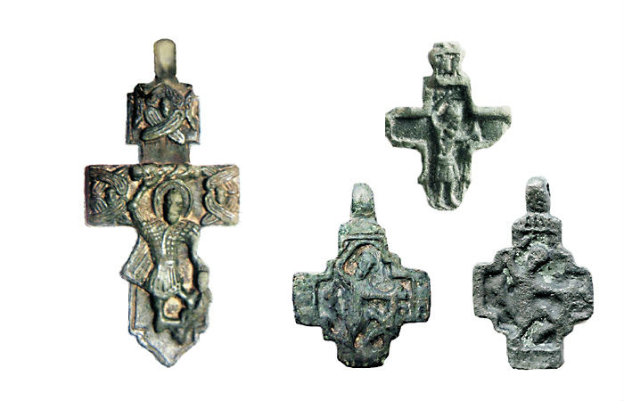 Кресты с изображением святого мученика Никиты-бесогона