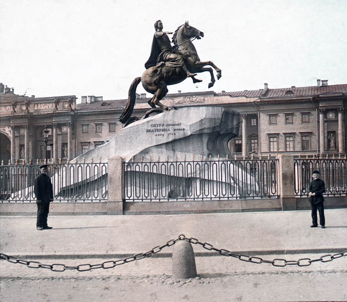 Памятник Петру Великому. Санкт-Петербург, 1896 г.
