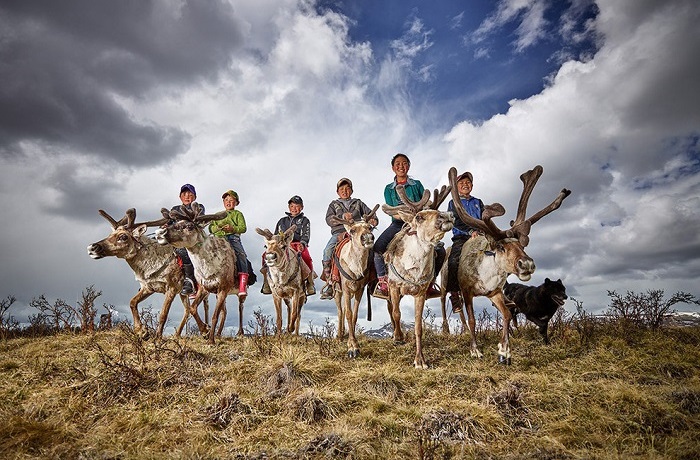 Монгольские дети. Фотограф: Питер Восс (Peter Voss), Германия.