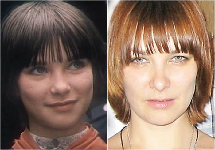 Юная советская актриса, которая на главную роль не прошла, но снялась в фильме «Гостья из будущего» в эпизодической роли Лены Домбазовой.