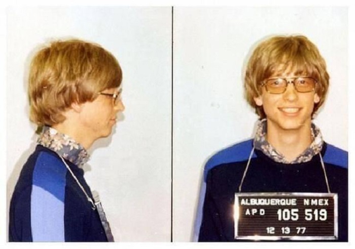 Арест Билла в 1977 год.
