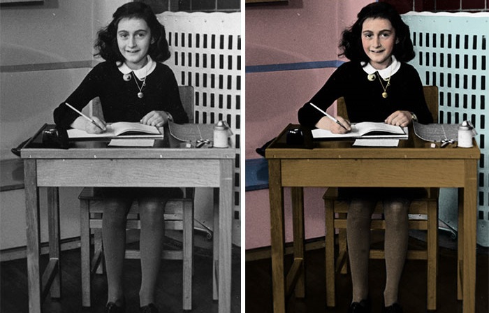 Анна Франк - 13-летняя еврейская девочка, ставшая жертвой нацистов.