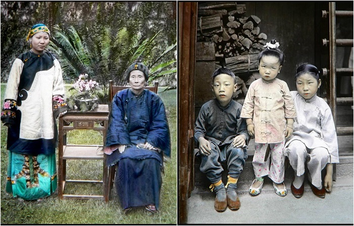 Колоризированные фотографии Китая в начале 20-го века.
