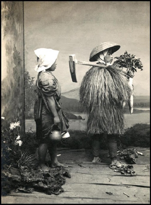 Сбор урожая 1895 год.