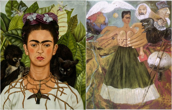Сюрреалистические картины знаменитой Фриды Кало.