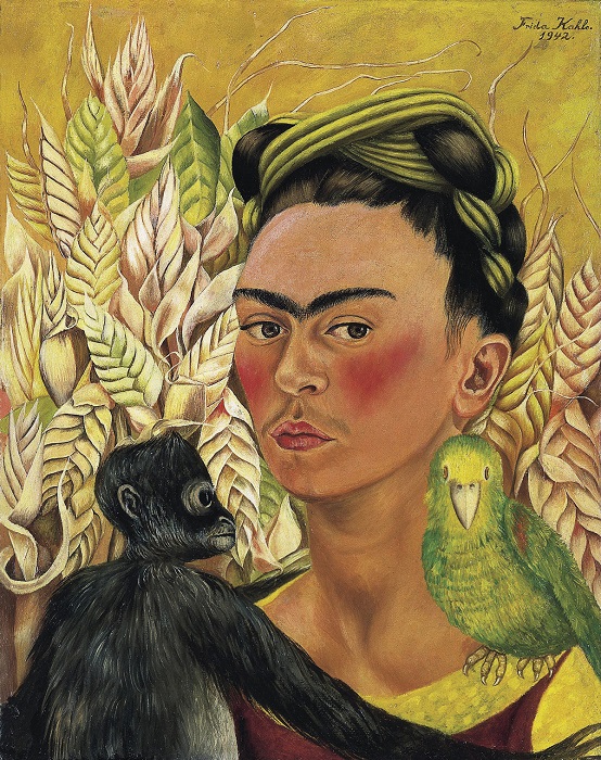 Символическую замену детям Фрида Кало пыталась найти в домашних животных, которых часто изображала на своих картинах.