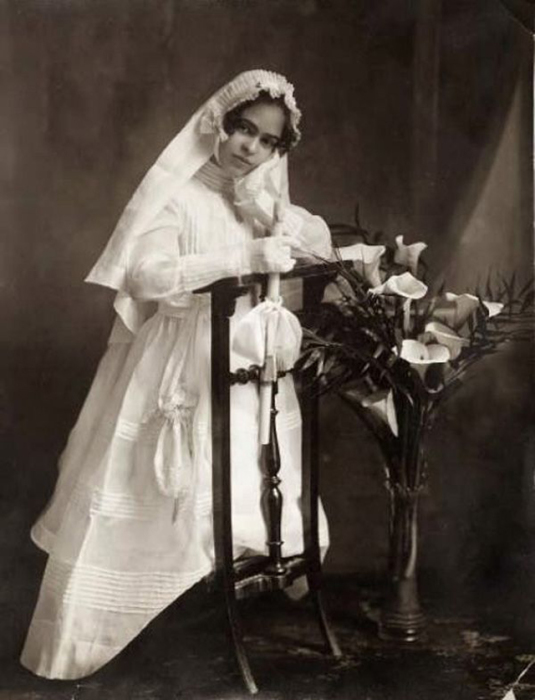 Самая известная мексиканская художница, 1920 год.