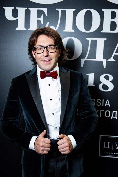 Российский тележурналист и шоумен Андрей Малахов - победитель премии «Человек года – 2018» в номинации «Лицо с экрана 2018».