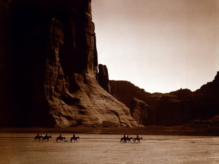 Семь всадников в пустыне. США, 1904 год.