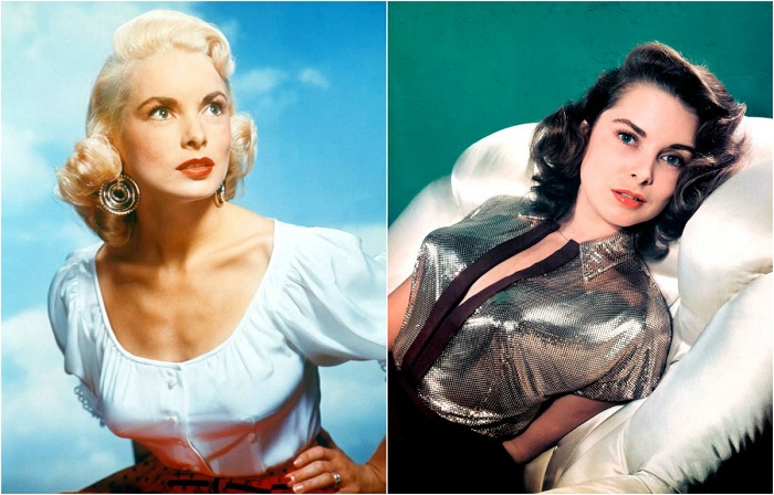 Хичкоковская блондинка Джанет Ли на фотографиях 1940-х и 1950-х годов.
