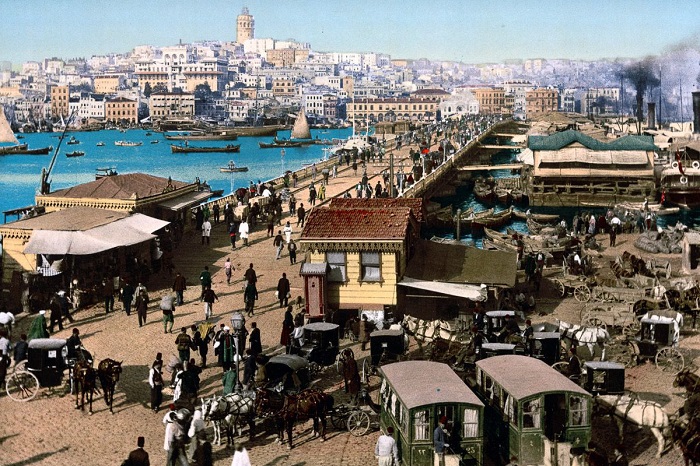Цветные открытки столицы Османской империи.