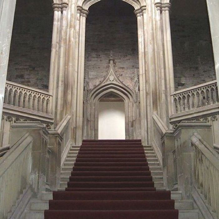 Особняк викторианской эпохи, построенный в стиле макета замка.