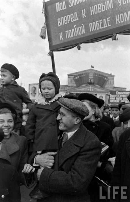 Парад 1 мая, Москва, 1947 г.