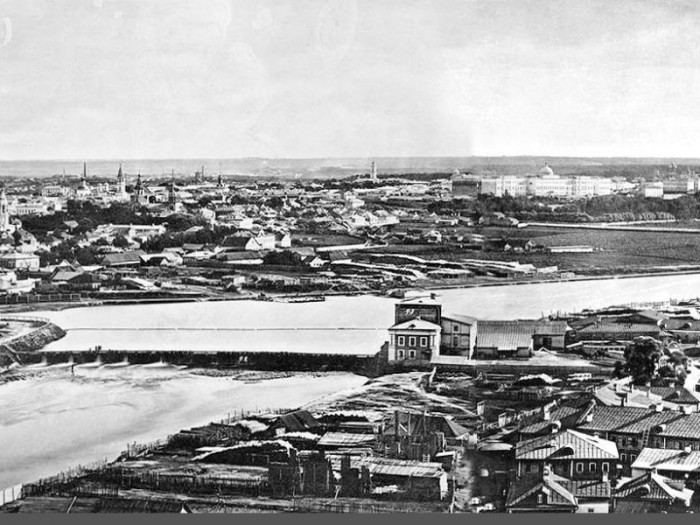 Вид на Москву, 1867 год.