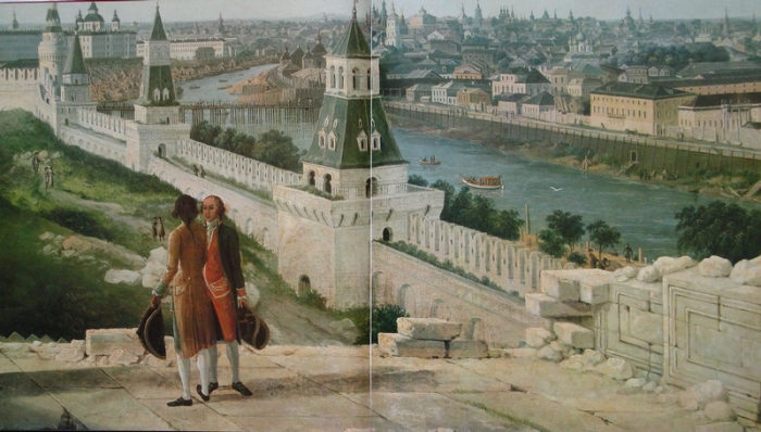 Вид на Москву, 1797 год.