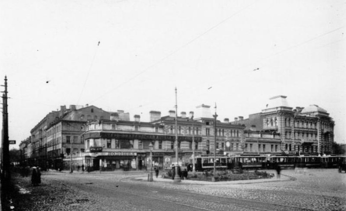 Трамвайная развязка, 1910 год.