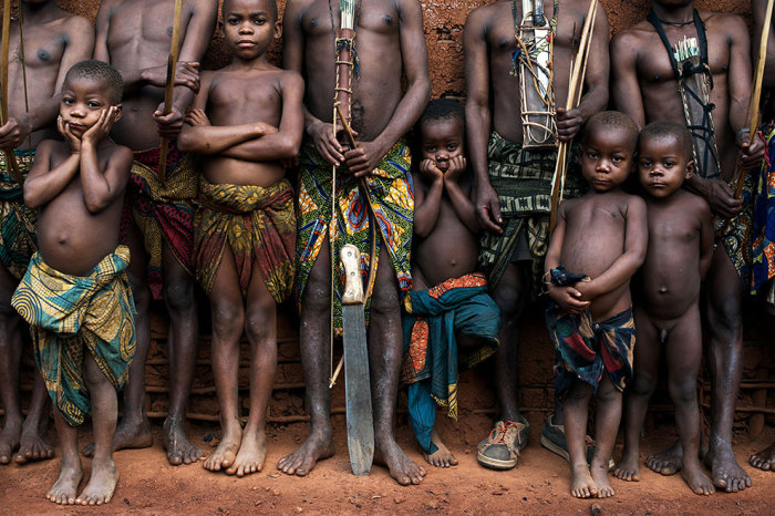 Подрастающее поколение народа Банту.