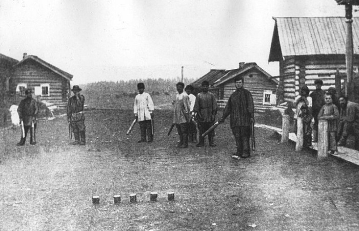 Деревенские развлечения, 1900 год.
