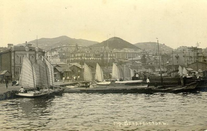 Рыбацкая пристань, 1903 год.