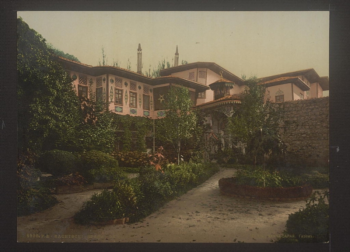 Сад ханского дворца, 1841 год.
