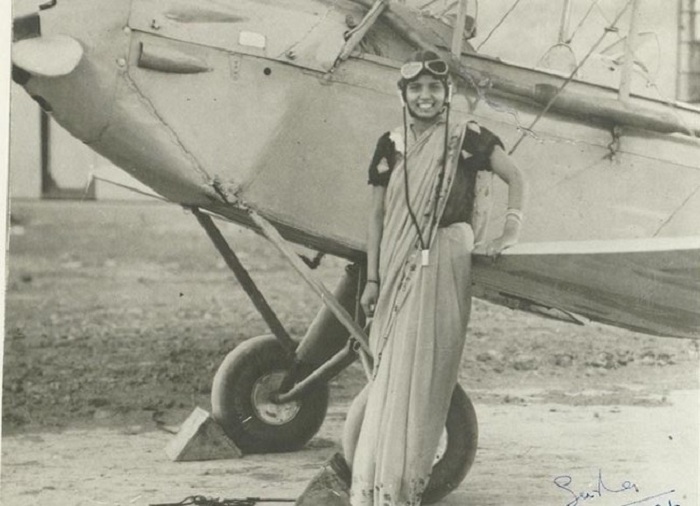21-летняя Сарла Такрал (Sarla Thakral) — первая индийская женщина, получившая лицензию пилота.