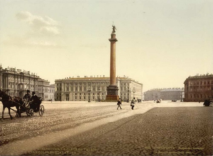 Дворцовая площадь, 1825 год.