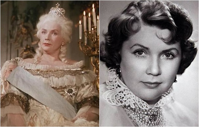 Советская актриса сыграла роль величественной императрицы Екатерины Второй, после которой часто принимала участие в съемках фильмов-сказок.