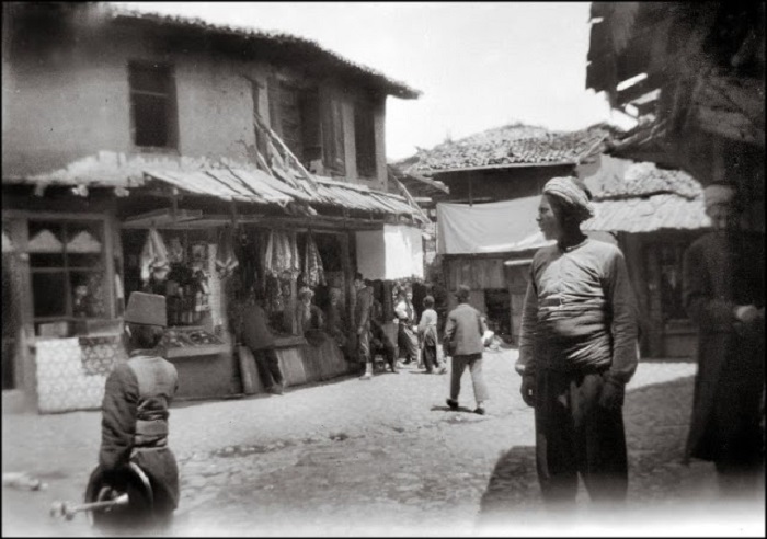 Центральный рынок в Эскишехире, 1903 год.