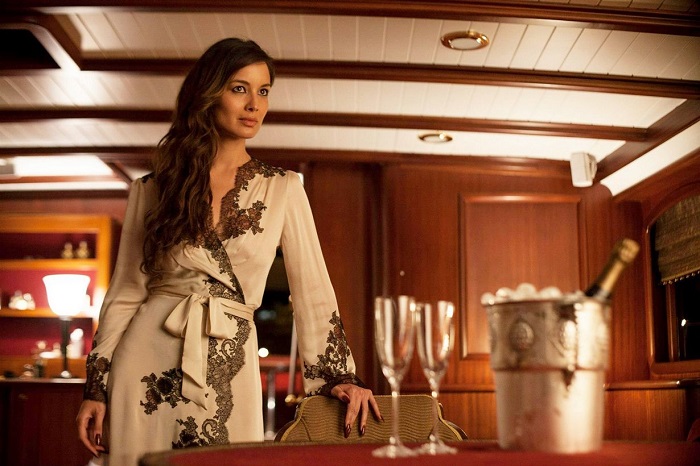 Французская актриса и модель Беренис в роли Северин в фильме «007: Координаты «Скайфолл»», 2012 год.