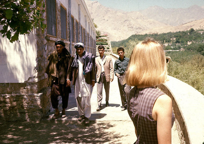 Американская туристка в Кабуле.