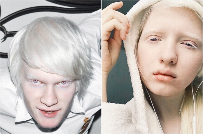 Известные модели-альбиносы.