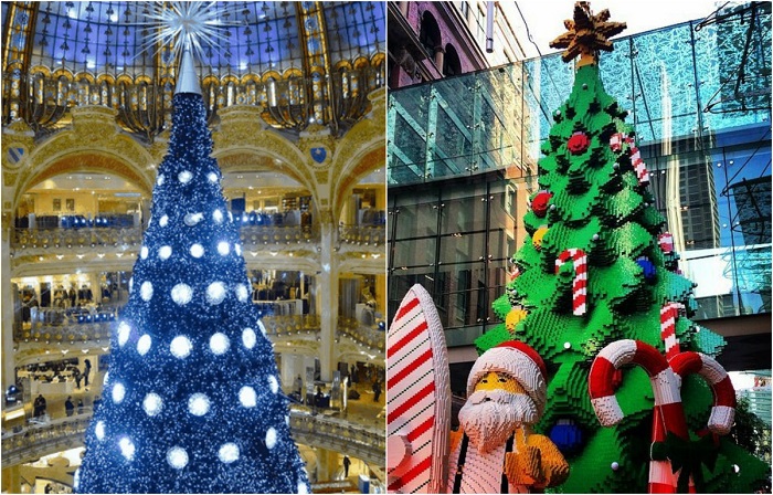 Все страны разные, как и их взгляды на рождественские елки.